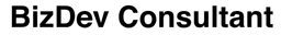 BizDev Consultant のロゴ