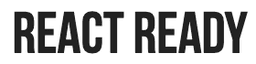 REACT READY のロゴ